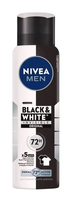 Desodorante Aerosol Nivea Men Black White 150ml
