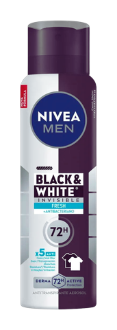 Desodorante Aerosol Nivea Men Black & White Invisible Fresh 150ml
