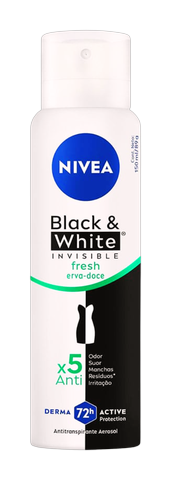 Desodorante Aerosol Nivea Men Black & White Fresh Erva-Doce150ml