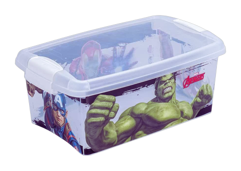 Caixa Organizadora Avengers 3,4L Plasútil