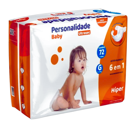 Fralda Personalidade Baby Ultrasec Hiper