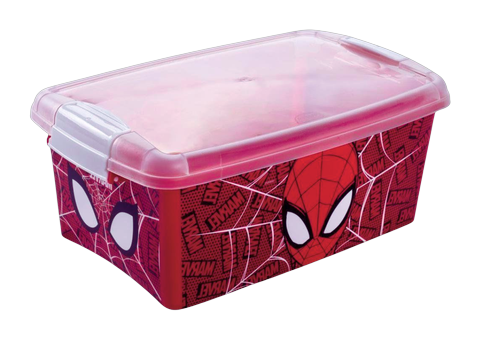 Caixa Organizadora Homem Aranha 4,2L Plasútil
