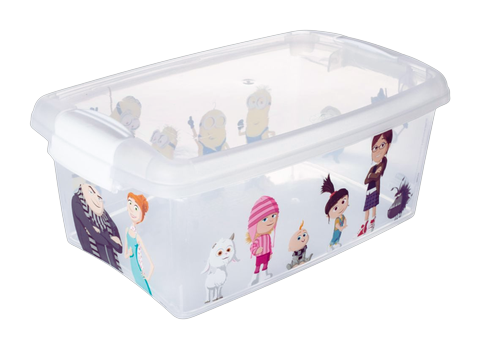 Caixa Organizadora Minions 4,2L Plasútil