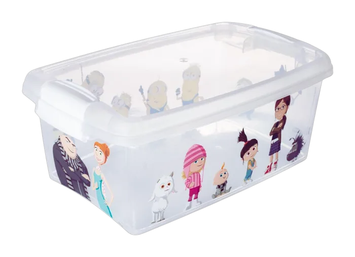Caixa Organizadora Minions 4,2L Plasútil