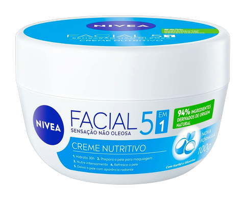Creme Facial Nutritivo 5 em 1 Nivea 100gr