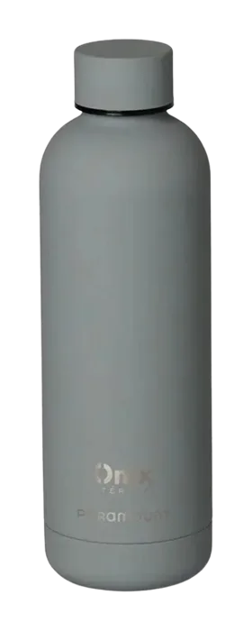 Garrafa Térmica Aço Inox Silicone Paramount Cinza 500ml