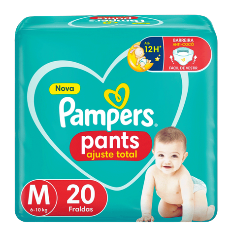 Fralda Pampers Pants Ajuste Total | Fralda Calça Infantil
