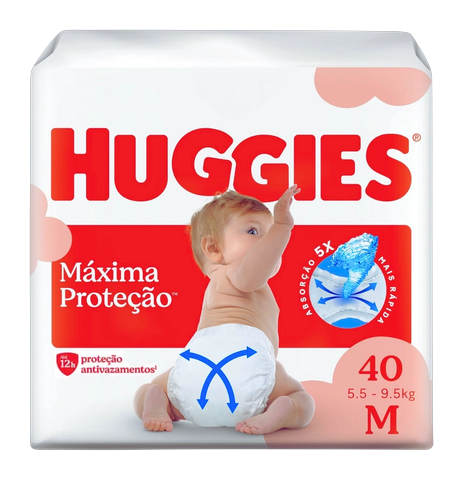 Fralda Huggies Supreme Care Mega