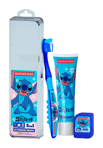 Kit Escova Dentalclean Stitch 3 Em 1