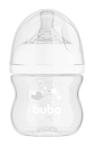 Mamadeira Buba Easy Flow Branca +0m 120ml