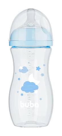 Mamadeira Buba Easy Flow Azul +4m 330ml