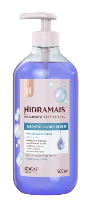 Sabonete Liquido Hidramais Perfume de Bebê 500ml