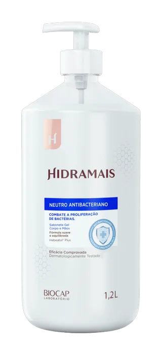 Sabonete Liquido Hidramais Neutro Antibacteriano 1,2ml