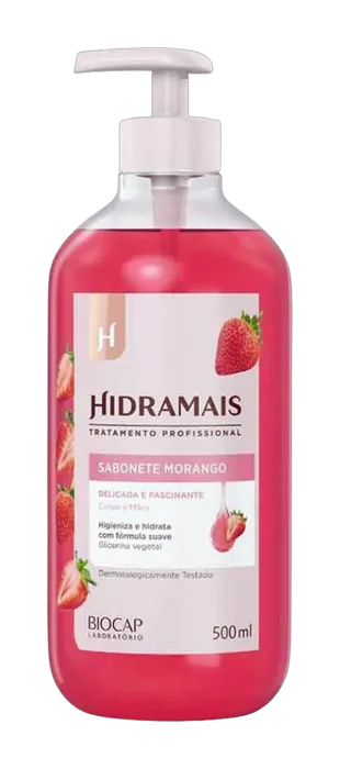 Sabonete Liquido Hidramais Morango 500ml