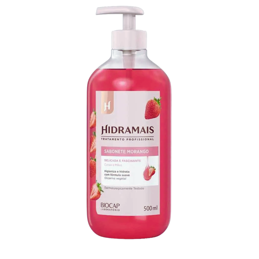 Sabonete Liquido Hidramais Morango 500ml