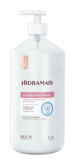Sabonete Liquido Hidramais Softcare Antibacteriano 1,2ml