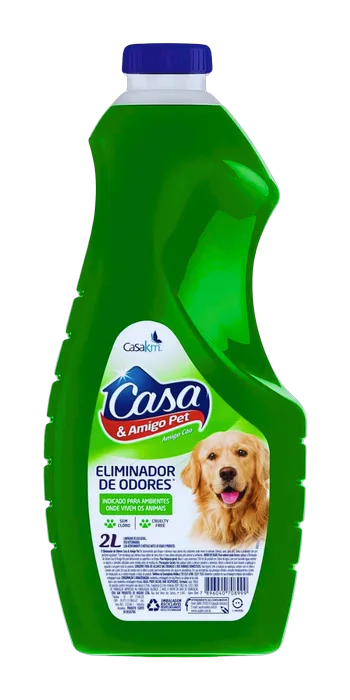 Eliminador de Odores Casa & Amigo Pet 2L - Amigo Cão