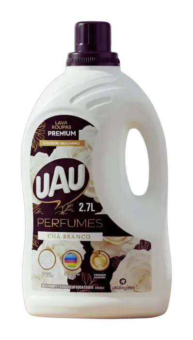 Lava Roupas Liquido Uau Chá Branco 2,7L