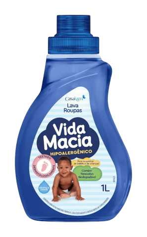 Lava Roupas Vida Macia Glicerina/Lavanda 1L
