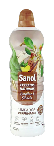 Limpador Perfumado Sanol Gengibre e Sândalo 1L