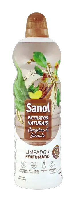 Limpador Perfumado Sanol Gengibre e Sândalo 1L