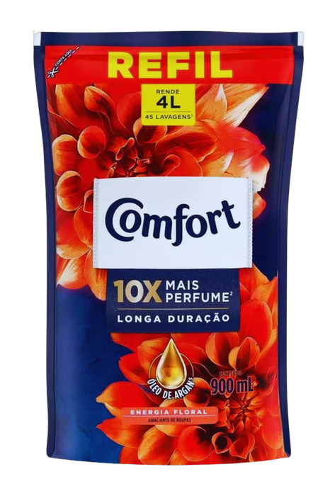 Amaciante Comfort Refil Energia Floral 900ml