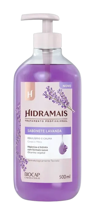 Sabonete Liquido Hidramais Lavanda 500ml