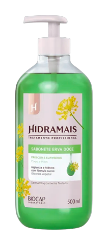 Sabonete Liquido Hidramais Erva Doce 500ml