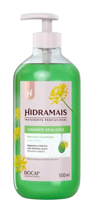 Sabonete Liquido Hidramais Erva Doce 500ml