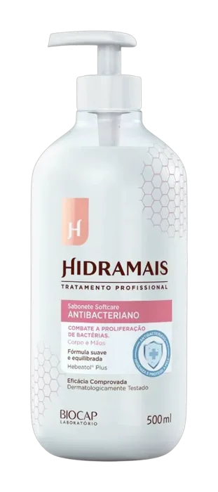 Sabonete Liquido Hidramais Softcare Antibacteriano 500ml