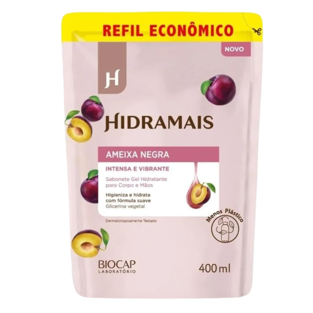 Sabonete Liquido Hidramais Refil Ameixa Negra 400ml