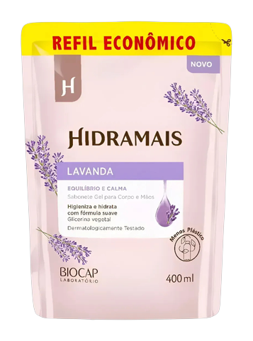Sabonete Liquido Hidramais Refil Lavanda 400ml