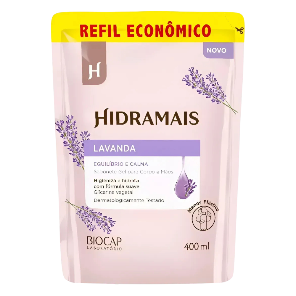 Sabonete Liquido Hidramais Refil Lavanda 400ml
