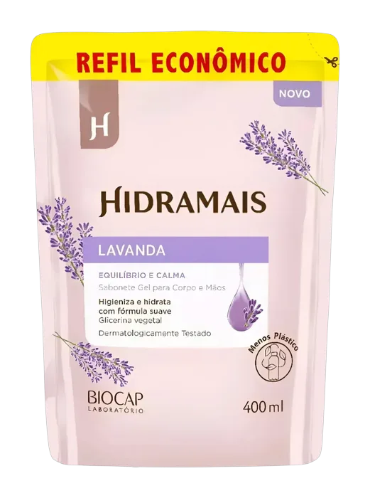 Sabonete Liquido Hidramais Refil Lavanda 400ml