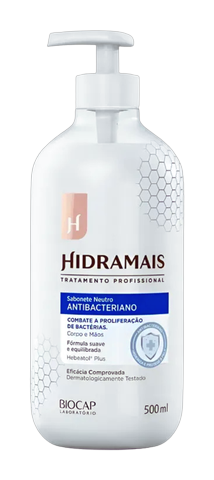 Sabonete Liquido Hidramais Neutro Antibacteriano 500ml