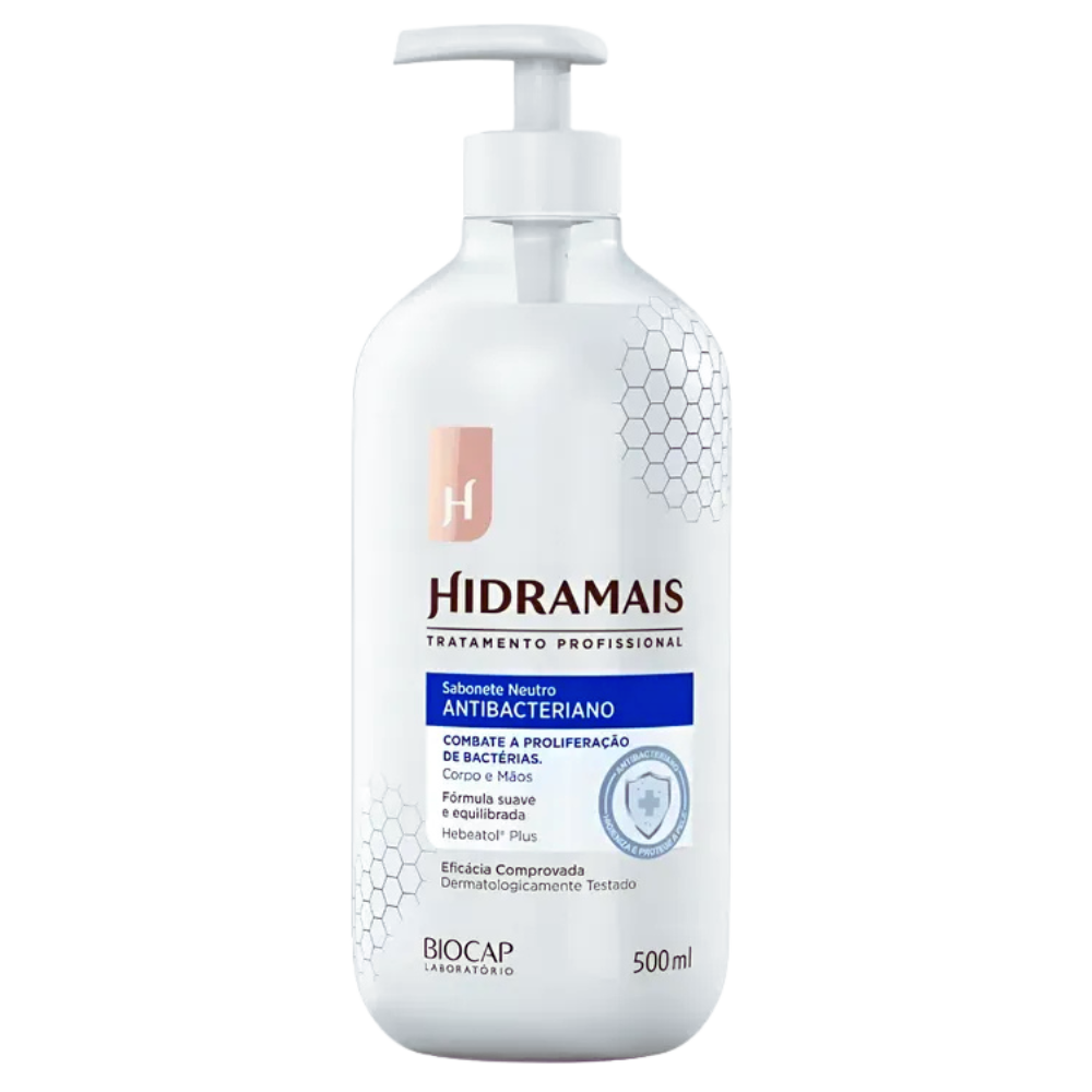 Sabonete Liquido Hidramais Neutro Antibacteriano 500ml