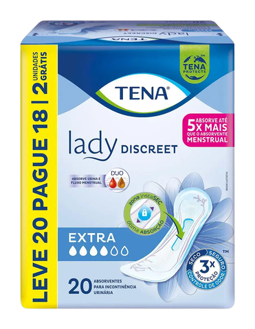 Absorvente Tena Lady Discreet Extra L20P18