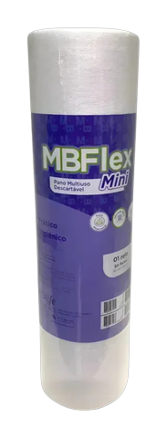 Pano Multiuso Descartável MBFlex Mini branco