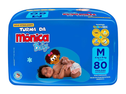 Fralda Turma da Mônica Baby