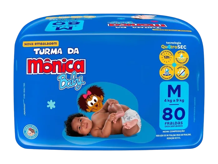 Fralda Turma da Mônica Baby