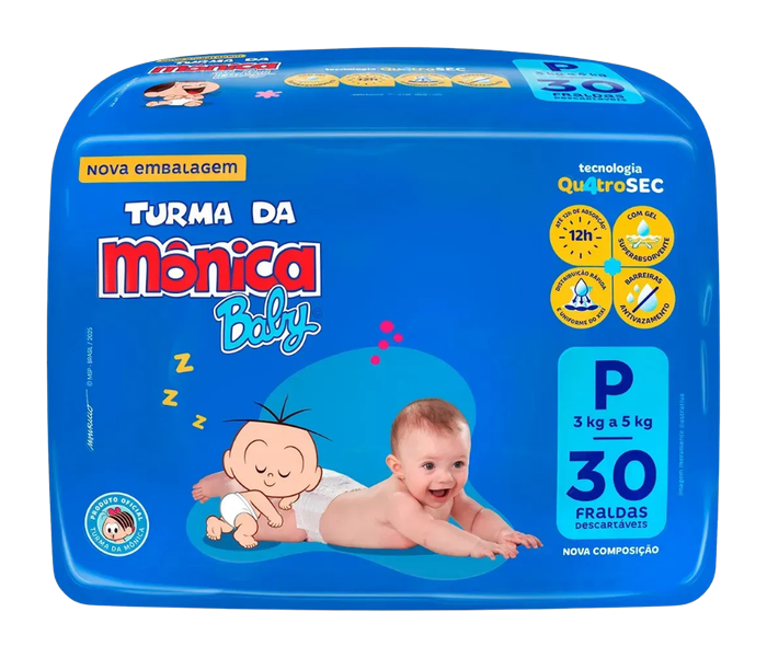 Fralda Turma da Mônica Baby