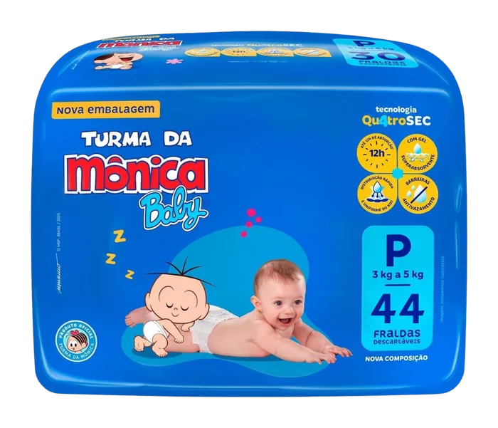 Fralda Turma da Mônica Baby