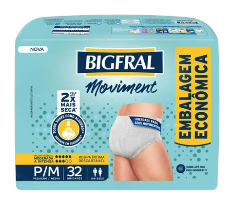 Roupa Íntima Bigfral Moviment