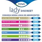 Absorvente Tena Lady Discreet Super com 8  unidades - Imagem 3
