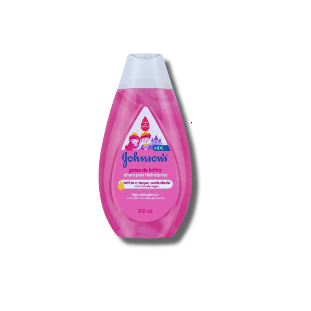 Shampoo Johnsons Baby Gotas de Brilho 200ml JN Fraldas