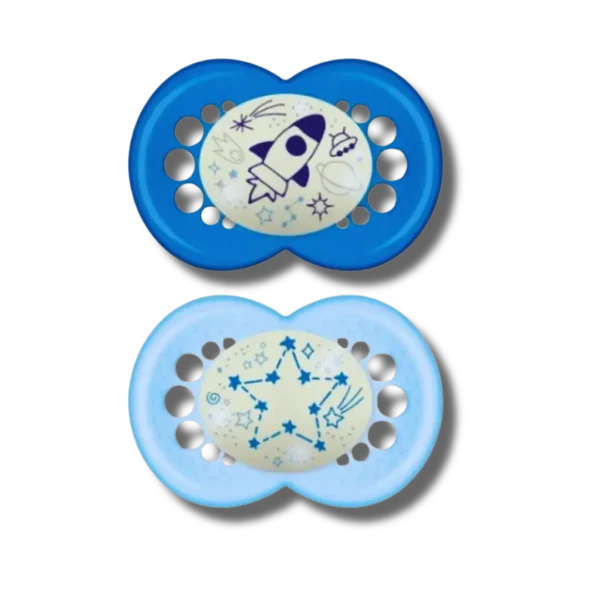 Chupeta MAM Night & Day Boys +6 Meses Com 2 Unidades