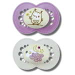 Chupeta MAM Night & Day Girls +6 Meses Com 2 Unidades