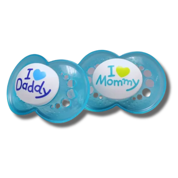 Chupeta MAM Mom & Dad Boys +6 Meses Com 2 Unidades