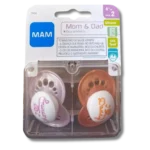 Chupeta MAM Mom & Dad Girls +6 Meses Com 2 Unidades - Imagem 2