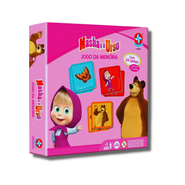 Jogo da Memória Masha e o Urso Estrela